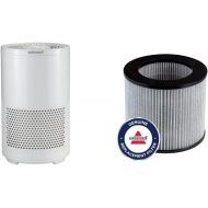 BISSELL MYair Pro Air Purifier, White & (2801) MYair Personal Air Purifier Replacement Filter, 1 Count (Pack of 1)