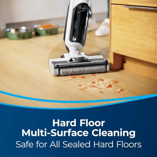  BISSELL TurboClean Hard Floors Wet Dry Cordless Vacuum with Sanitizing Formula and Self-Cleaning Cycle, 3548