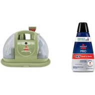 Bissell Multi-Purpose Portable Carpet and Upholstery Cleaner, 1400B, Green with Bissell Professional Spot and Stain + Oxy Portable Machine Formula, 32 oz, 32 Fl Oz