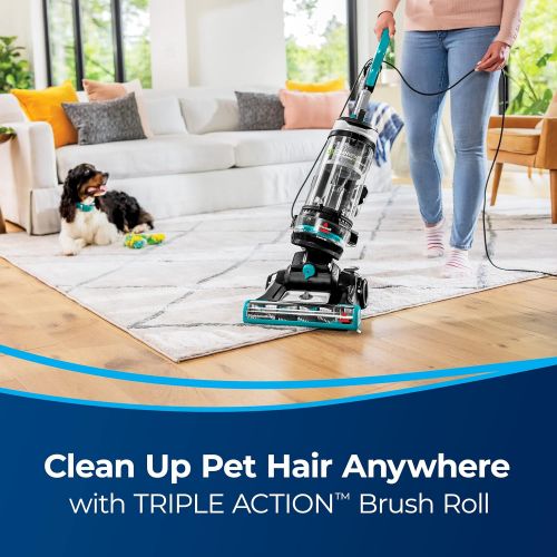  BISSELL CleanView Swivel Rewind Pet Reach Vacuum Cleaner, Black