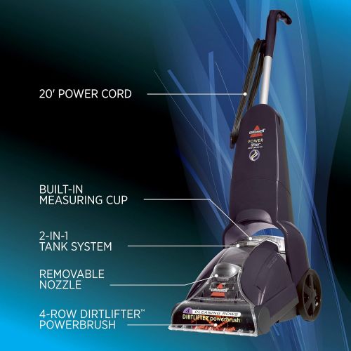  Bissell BISSELL PowerLifter PowerBrush Upright Carpet Cleaner and Shampooer, 1622 (Certified Refurbished)
