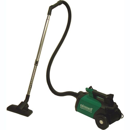  Bissell Commercial Bissell BigGreen Commercial BGC3000 Portable Canister Vacuum, Green, Black