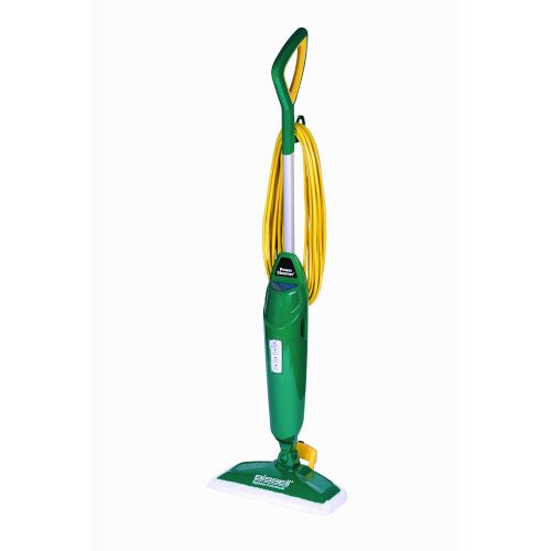  [아마존베스트]Bissell Commercial-BGST1566 Steam Mop Power Steamer, 12.5 wide, comes with Two soft pads for every day and one scrubby pad for heavy messes,Green