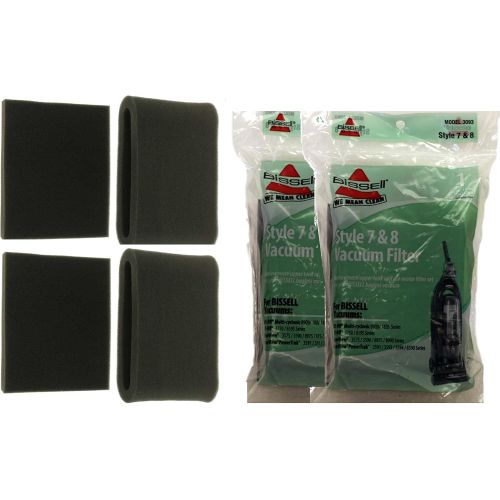  Bissell Lift-Off Supply Kit. Includes (4) Style 7 and 8 Foam Filter Kits, (2) Style 8 HEPA Filters, (2) Style 8 Belts