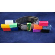 [아마존베스트]Bitbelt 12 Pack (one of Every Color, 3 That Glow in The Dark!) Protect Your Magicband (Includes 2.0),Fitbit Charge, Fitbit Charge HR, Garmin Vivofit.