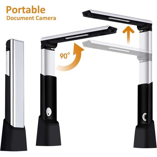  [아마존베스트]Bitpro LGM Document Cameras Scanner,10MP CMOS,Visual Presenter Max A3 Size,OCR Technology,W/LED Light and Micphone,Easy-to-Use Tools for 100P Book Scanner PDF, Portable for Teacher,Classroom