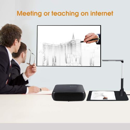  [아마존베스트]Bitpro LGM Document Cameras Scanner,10MP CMOS,Visual Presenter Max A3 Size,OCR Technology,W/LED Light and Micphone,Easy-to-Use Tools for 100P Book Scanner PDF, Portable for Teacher,Classroom