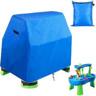 Kids Water Table Cover Fit for Step2 Rain Showers Splash Pond Water Table, Waterproof Dustproof Anti-UV Outdoor Water Table Toys Cover, Heavy Duty 420D Oxford Accessory (Cover Only) Blue