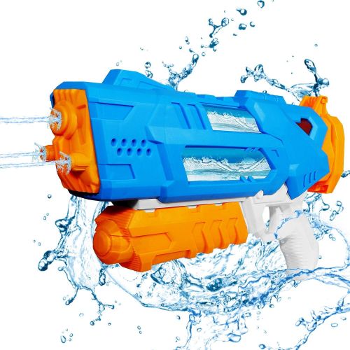  Biulotter Water Gun for Kids, 3 Nozzles Transparent Squirt Guns Water Gun 1200CC Water Toys for Boys Girls Summer Swimming Pool Beach Sand Outdoor Water Fighting Play Toys