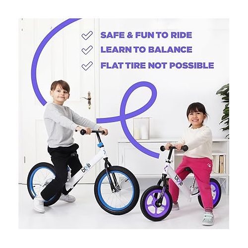  Aluminum Balance Bike for Kids and Toddlers - (Lightweight - 4LBS) - Toddler Bike - No Pedal Sport Training Bicycle - Bikes for 2, 3, 4, 5 Year Old - Purple