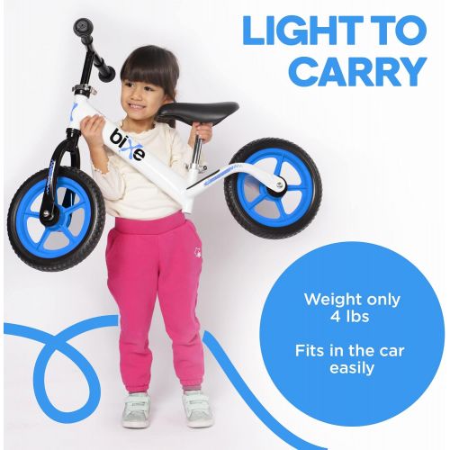  [아마존베스트]Bixe Aluminum Balance Bike for Kids and Toddlers - No Pedal Sport Training Bicycle for Children Ages 3,4,5