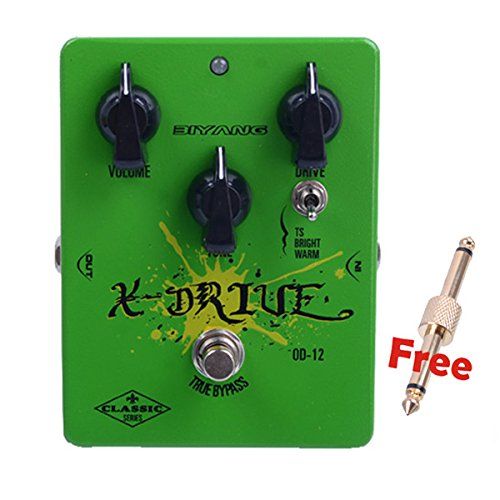  Biyang OD-12 Triple Mode Analog Overdrive Classic Series True Bypass Guitar Effect Pedal With Gold Connector