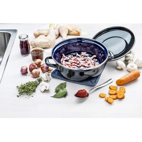  BK Cookware B1208.524 Fortalit Bratentopf, 24 cm, 2.5 L