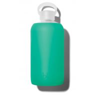 Bkr bkr Glass Water Bottle with Smooth Silicone Sleeve for Travel, Narrow Mouth, BPA-Free & Dishwasher Safe