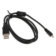 Blacell USB Cable for Nikon Coolpix B500 Digital Camera, and USB Computer Cord for Nikon Coolpix B500 Digital Camera, Gold Plated,W/Ferrite, 6 Feet or 1.8 Meter Long