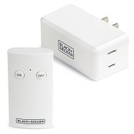 BLACK+DECKER Wireless Remote-Control Outlet, 1 Polarized Outlet, 1 Remote - Premium Light Switches
