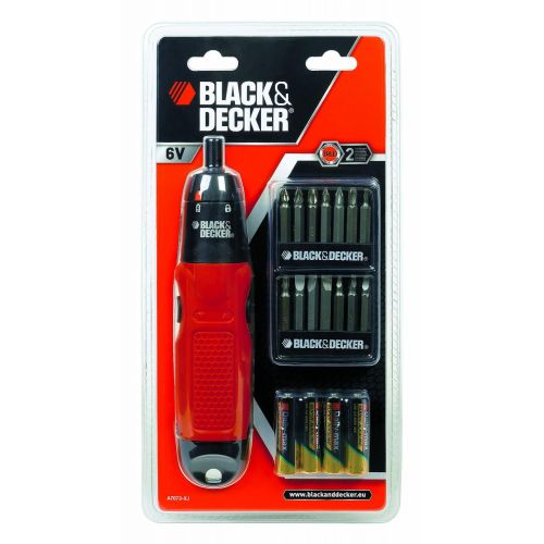  [아마존 핫딜]  [아마존핫딜]Black+Decker Black & Decker A7073 Batterie-Stabschrauber-Set, 19-teiliger