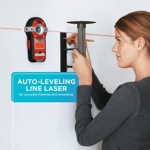  BLACK+DECKER Line Laser, Auto-leveling with Stud Sensor (BDL190S)