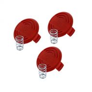 Black & Decker RC-100-P 385022-03 Replacement Spool Cap for AFS Trimmer (3 Pack)