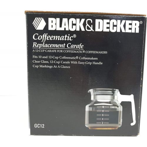  Black & Decker Coffeematic Replacement Carafe GC12, White