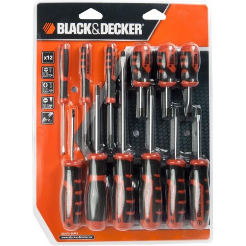  Black + Decker BDHT0-66451 Set of 12 Screwdrivers