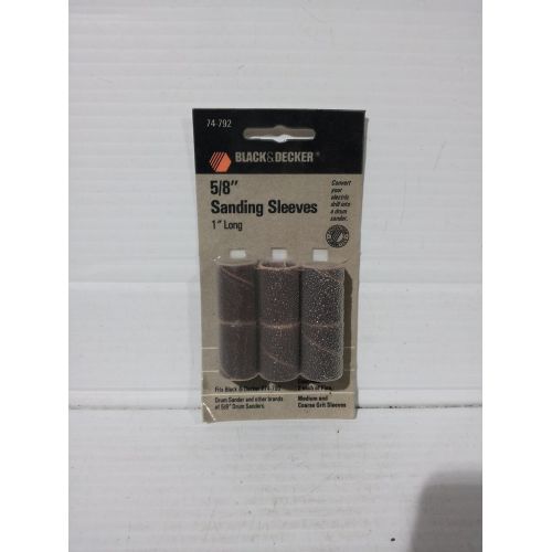  Black & Decker 5/8 Sanding Sleeves 1 Long #74-792