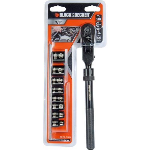  Black + Decker BDHT0-71619 Set of Ratchet and Socket Wrenches