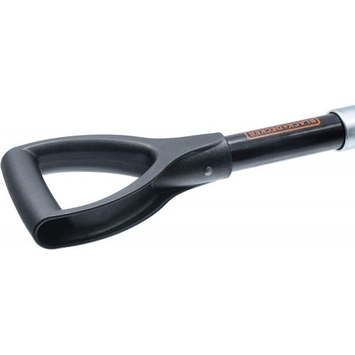  Black & Decker BD1515 D-Handle Mini Garden Shovel, 26 in, Black