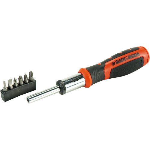  Black&Decker BDHT0-62129 - Ratchet Screwdriver with 6 Interchangeable Heads