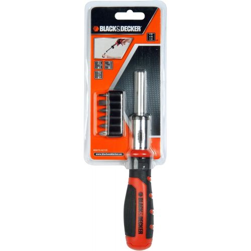  Black&Decker BDHT0-62129 - Ratchet Screwdriver with 6 Interchangeable Heads