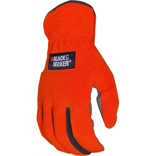  Black & Decker BD505L Easy-Fit All Purpose Glove,Black/Red