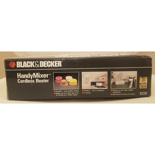  Black & Decker Gizmo Handy Mixer Rechargeable Cordless Beater. Handy Mixer & Blender In One. The Cordless Mixer With A Split Personalty. Model 9220