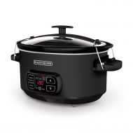 Black & Decker Slow Cooker, 7 Quart, Teal Wave