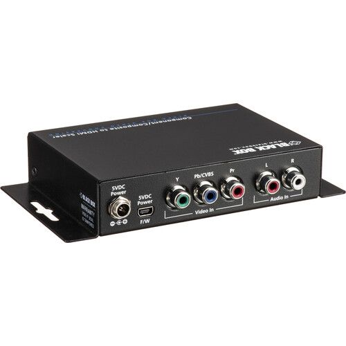  Black Box AVSC-VIDEO-HDMI Component/Composite to HDMI Scaler/Converter with Audio