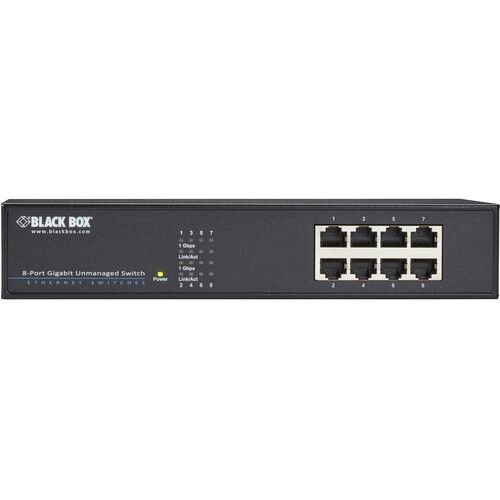  Black Box LGB408A-R2 8-Port Gigabit Unmanaged Network Switch