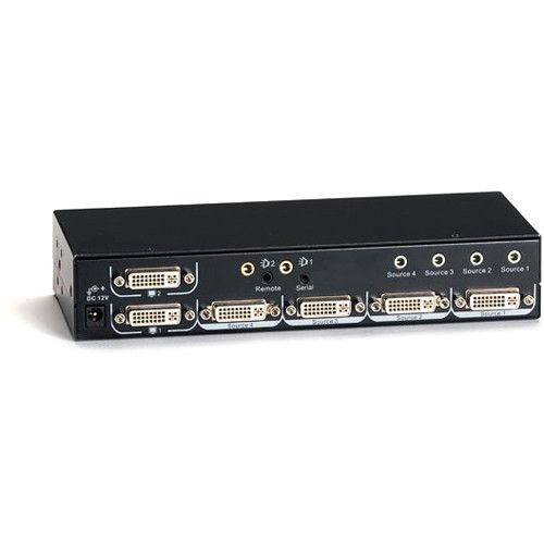  Black Box 4 x 2 DVI Matrix Switch with Audio