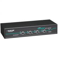 Black Box EC Series 4-Port KVM Switch for PS/2 and USB Servers and PS/2 or USB Consoles (1 RU)