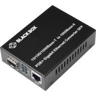 Black Box Pure Networking Gigabit Ethernet PoE+ Copper to Fiber Media Converter