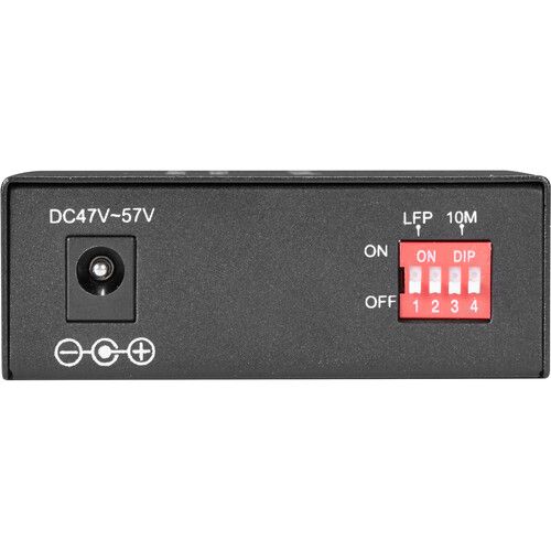  Black Box Pure Networking Gigabit Ethernet PoE+ Copper to Fiber Media Converter