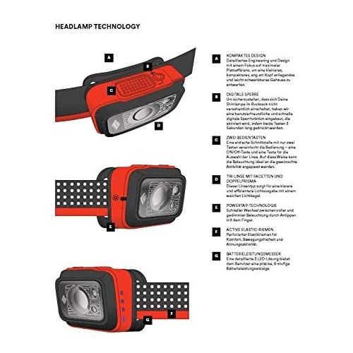  Black Diamond Mens Spot 325 Headlamp, Dark Olive, one Size