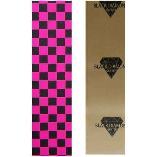  Black Diamond New Replacement Grip Tape for Razor Scooter Pink Checker