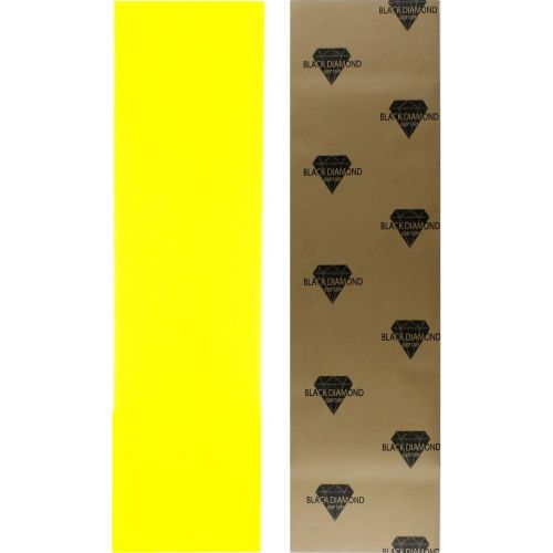  Black Diamond Skateboard Grip Tape Sheet Yellow 9 x 33 Griptape