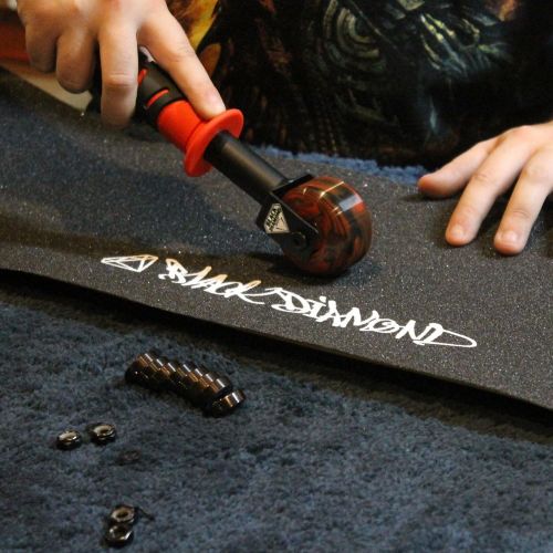  Black Diamond Grip Black Diamond Skateboard Griptape Roller and File Skate Tool