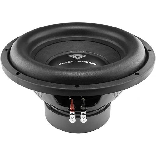  Black Diamond DIA-R12D4 12 Inch Car Audio Subwoofer 1200 Watts Dual Voice Coil 4+4 Ohms (1 Speaker)