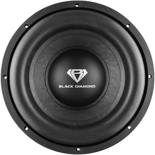  Black Diamond DIA-R12D4 12 Inch Car Audio Subwoofer 1200 Watts Dual Voice Coil 4+4 Ohms (1 Speaker)