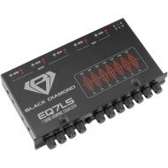 Black Diamond EQ7LS 7 1/2 DIN 7-Band Pre Amp Equalizer Car Audio EQ w/Front Rear + Sub Output