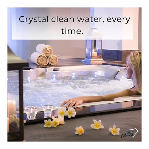  Black Diamond Stoneworks Ultimate Spa Filter Cleaner Fast-Acting Spray. Instant Clean for Hot Tub & Pool Filters Leaving Behind no Sticky Residue. Prolongs Filter Life and Pool Equipment. No Soaking