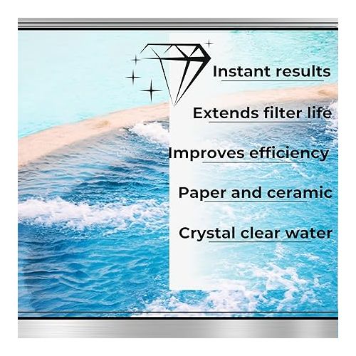  Black Diamond Stoneworks Ultimate Spa Filter Cleaner Fast-Acting Spray. Instant Clean for Hot Tub & Pool Filters Leaving Behind no Sticky Residue. Prolongs Filter Life and Pool Equipment. No Soaking