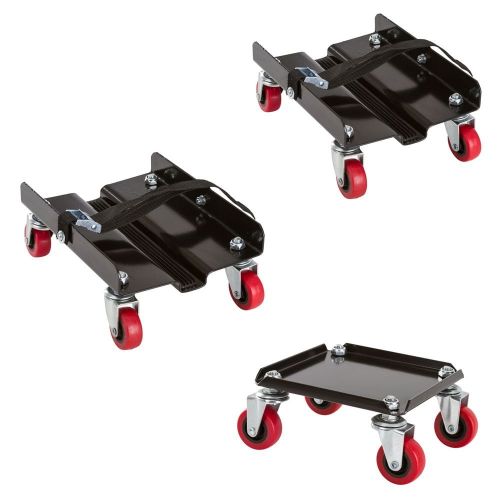  Black Ice Snowmobile Dolly Set (Package of 3)