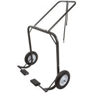 Black Ice Snowmobile Dolly Cart, Hoist & Lift with Large Pneumatic Wheels